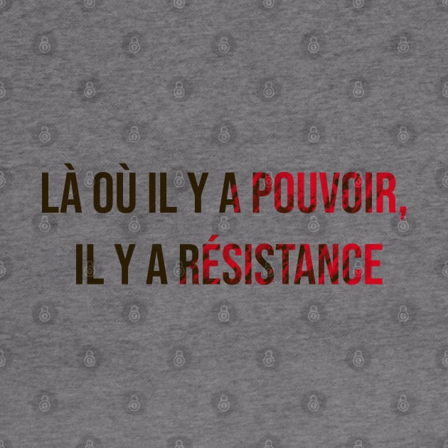 'Where there is power, there is resistance' - Foucault by Blacklinesw9